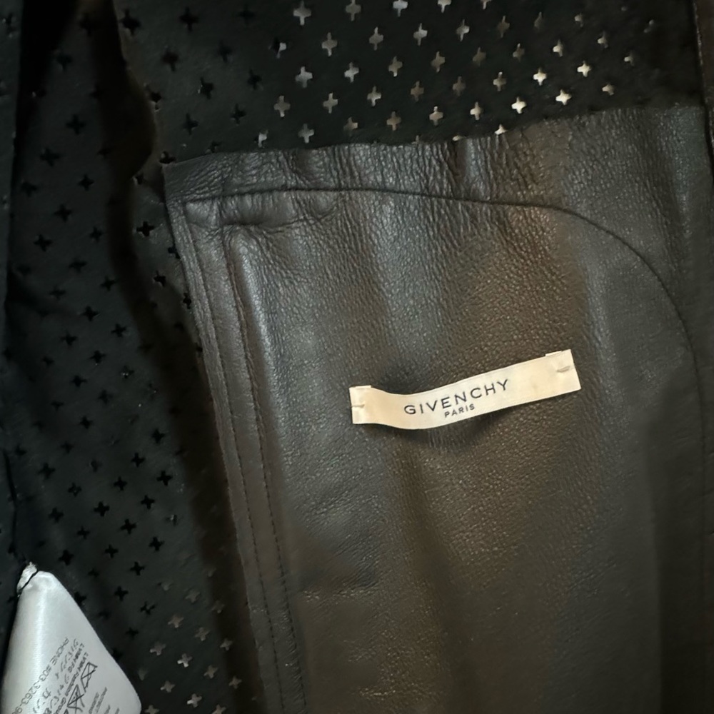 Givenchy Leather Transparent Jacket - image 4
